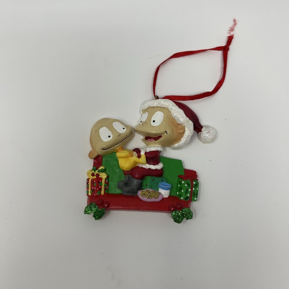 Viacom 2002 Tommy & Pickles Ceramic‎ Ornament Rugrats Holiday
